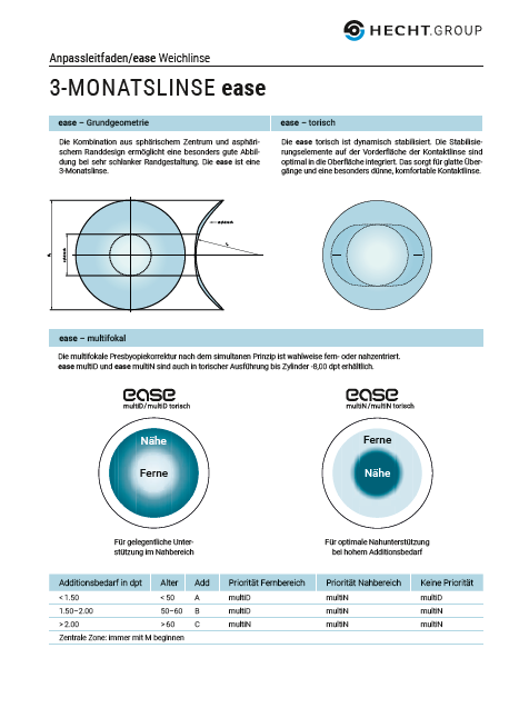 Anpassleitfaden ease Weichlinse