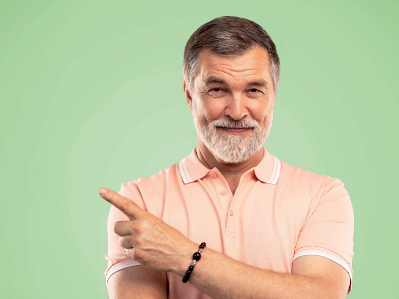 Attraktiver reifer Mann